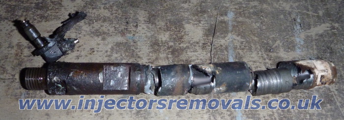 Broken injector removed from Fiat Ducato /
                Citroen Relay / Peugeot Boxer 3.0 EURO 5