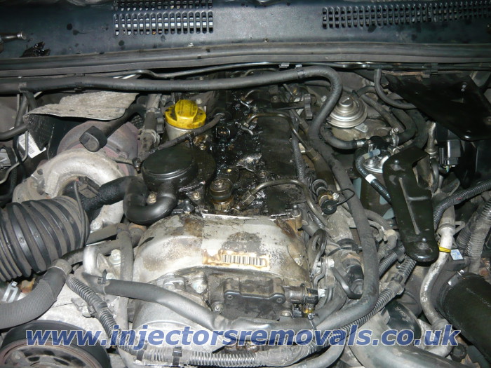 Injector removal from Jeep with 2.7 CRD engine