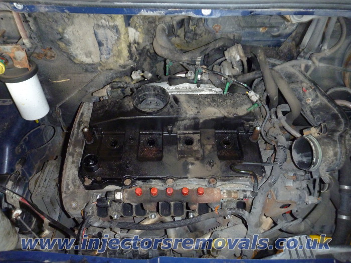 Injector removal from Ford Transit with 2.2 /
                2.4 TDCI engines